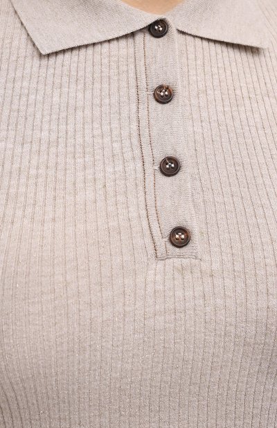 Поло из кашемира и вискозы BRUNELLO CUCINELLI, арт. M9A824605P, фото 5