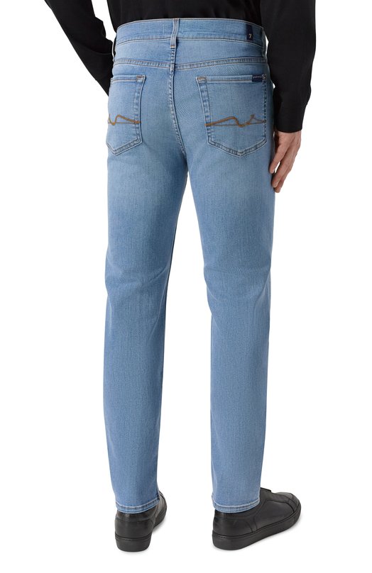 Джинсы Slimmy 7 For All Mankind 7TC40C491DT Голубой  7TC40C491DT Фото 4