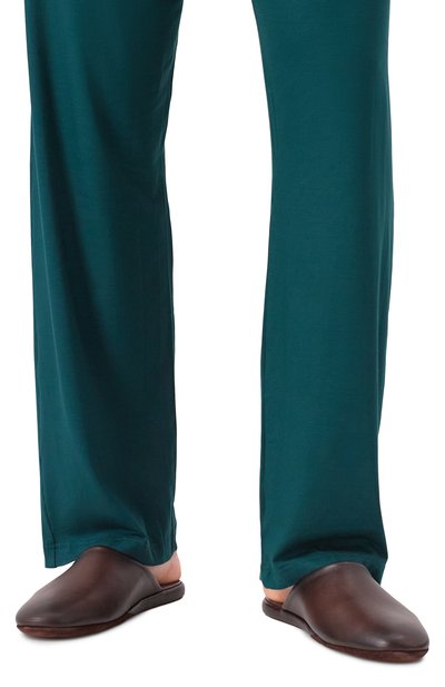 Кожаные домашние туфли SANTONI, арт. PMXGA1644XXX1CLB, фото 3