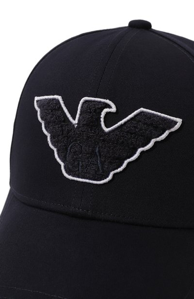 Хлопковая бейсболка EMPORIO ARMANI, арт. 237194/3R496, фото 4