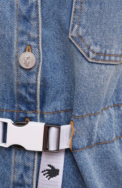 Джинсовое пл�атье OFF-WHITE, арт. 0WYM004E20DEN0024001, фото 5