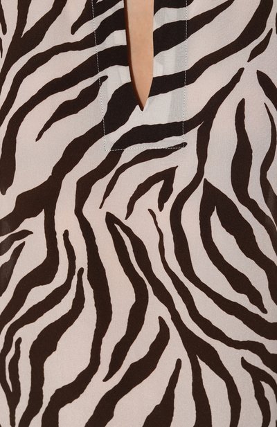 Шелковая туника WEEKEND MAX MARA кремового цвета по цене 62710 руб., арт. CLASSE 241622102, фото 5 Шелковая туника WEEKEND MAX MARA, арт. CLASSE 241622102, фото 5