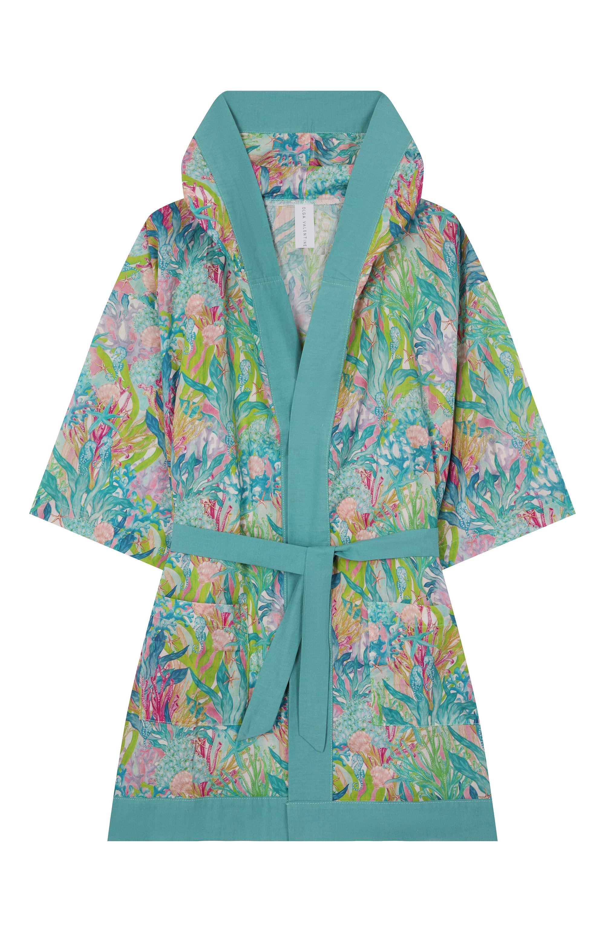 Хлопковый халат OLGA VALENTINE, арт. 23R/1A-10A, фото 1