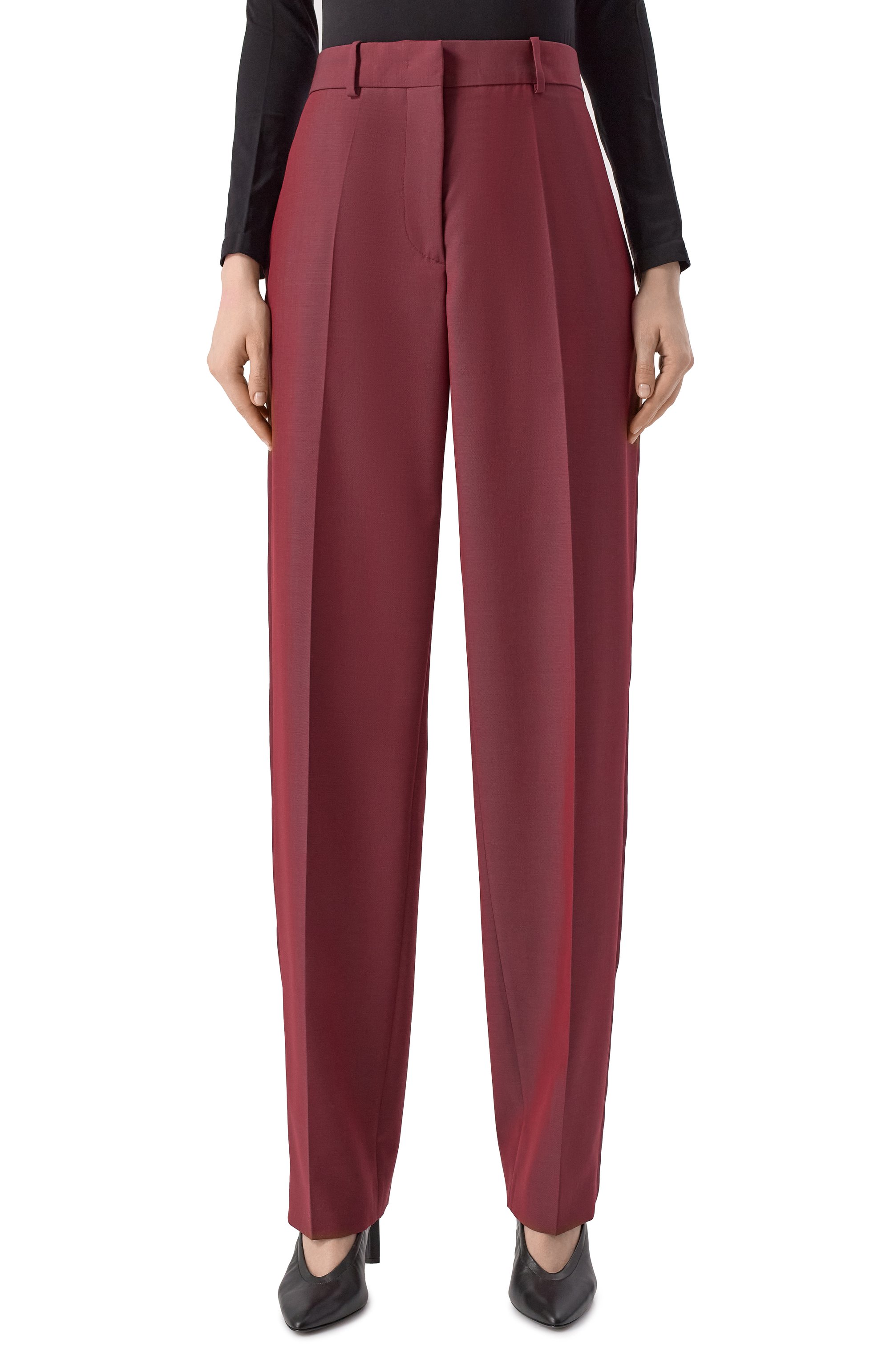 Шерстяные брюки JIL SANDER, арт. J03KA0303-J40220, фото 3