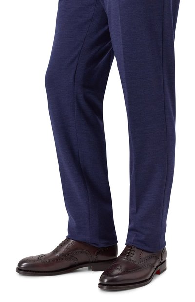 Кожаные оксфорды colin SANTONI, арт. MCCG17836PG4H0BR, фото 3