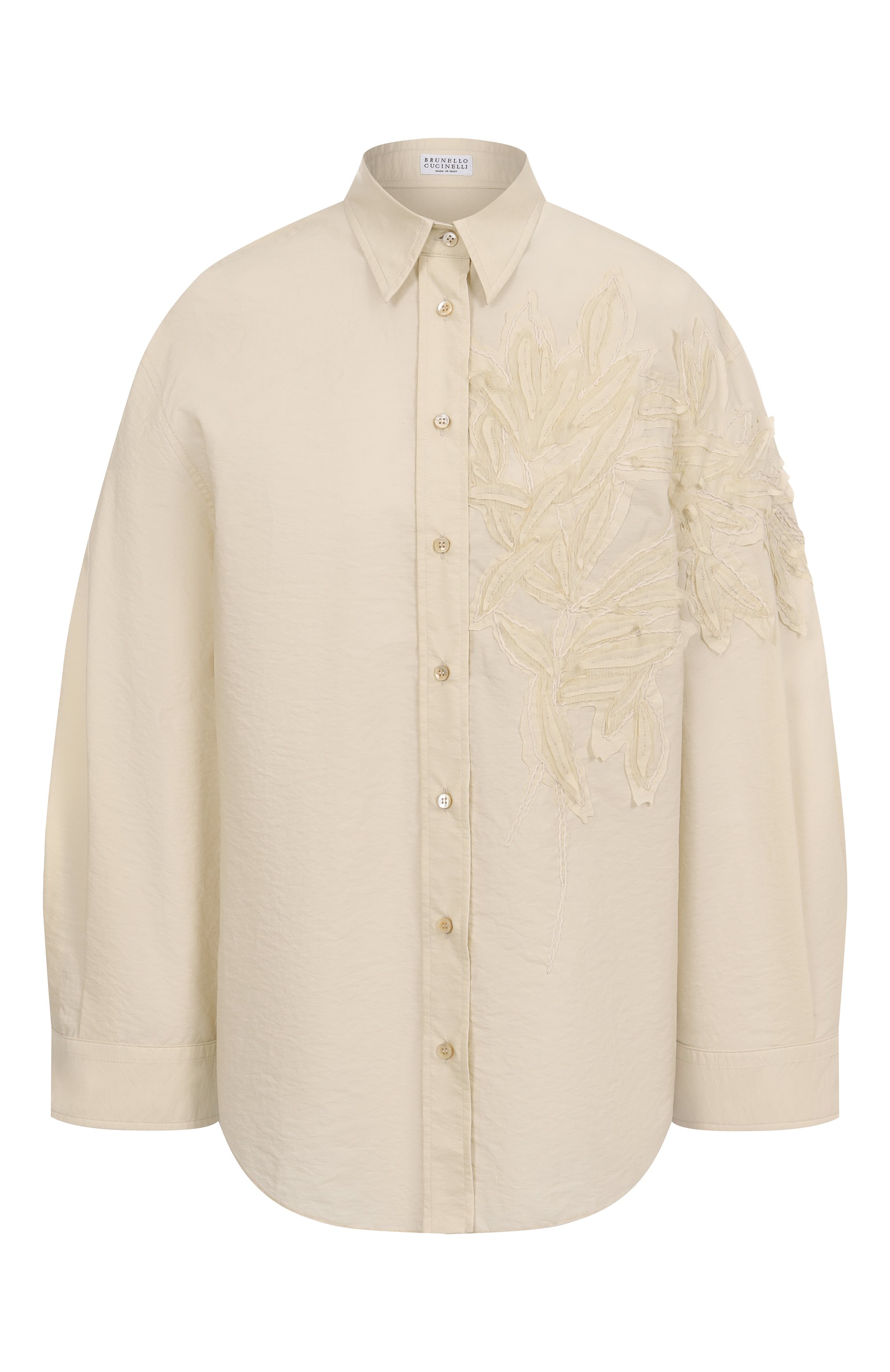 Хлопковая рубашка BRUNELLO CUCINELLI, �арт. M0F79RJ506, фото 1