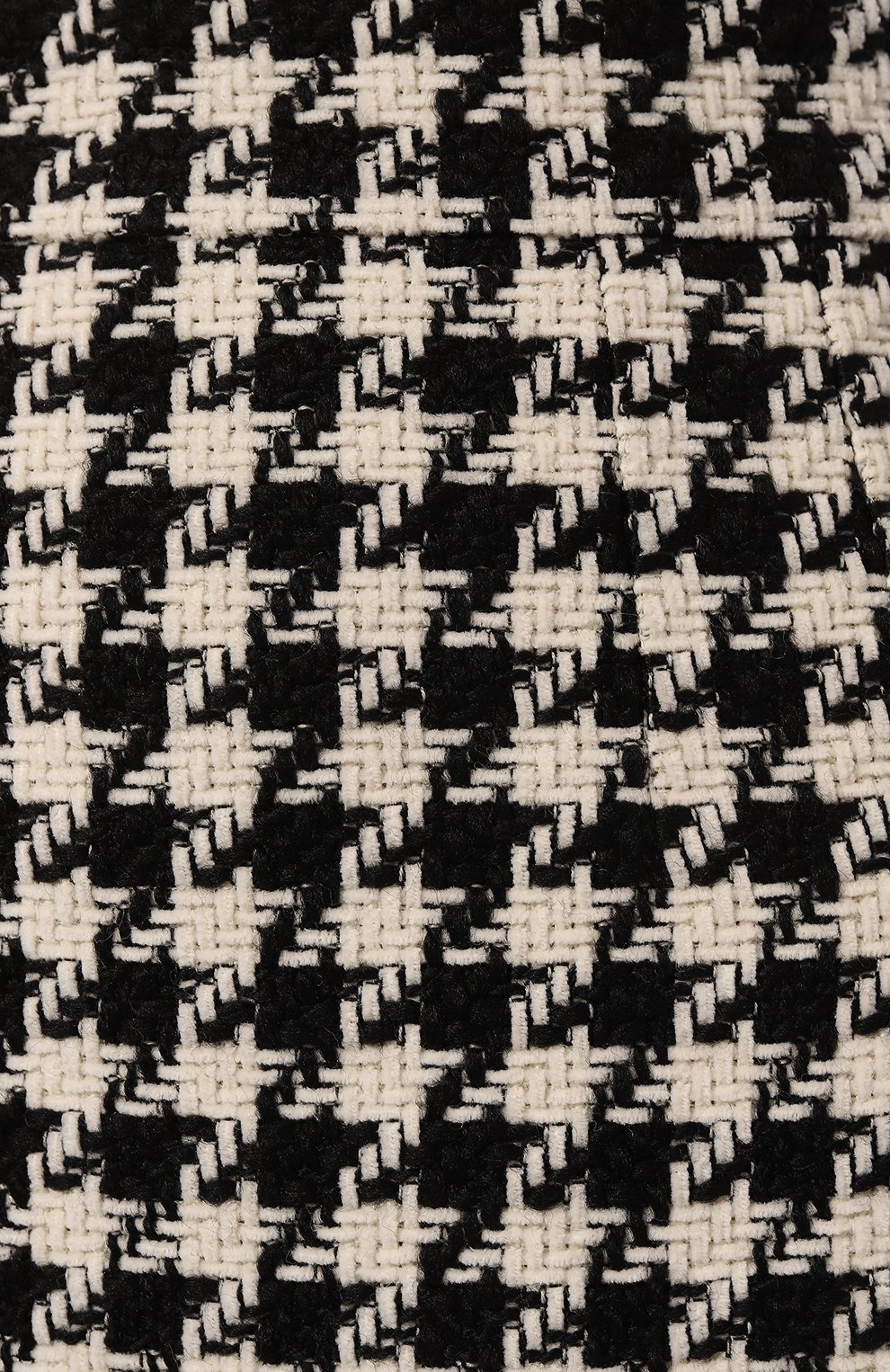 Юбка из шерсти и хлопка DOLCE & GABBANA черно-белого цвета по цене 95500 руб., арт. F4CYRT/FQ3F0, фото 5 Юбка из шерсти и хлопка DOLCE & GABBANA, арт. F4CYRT/FQ3F0, фото 5