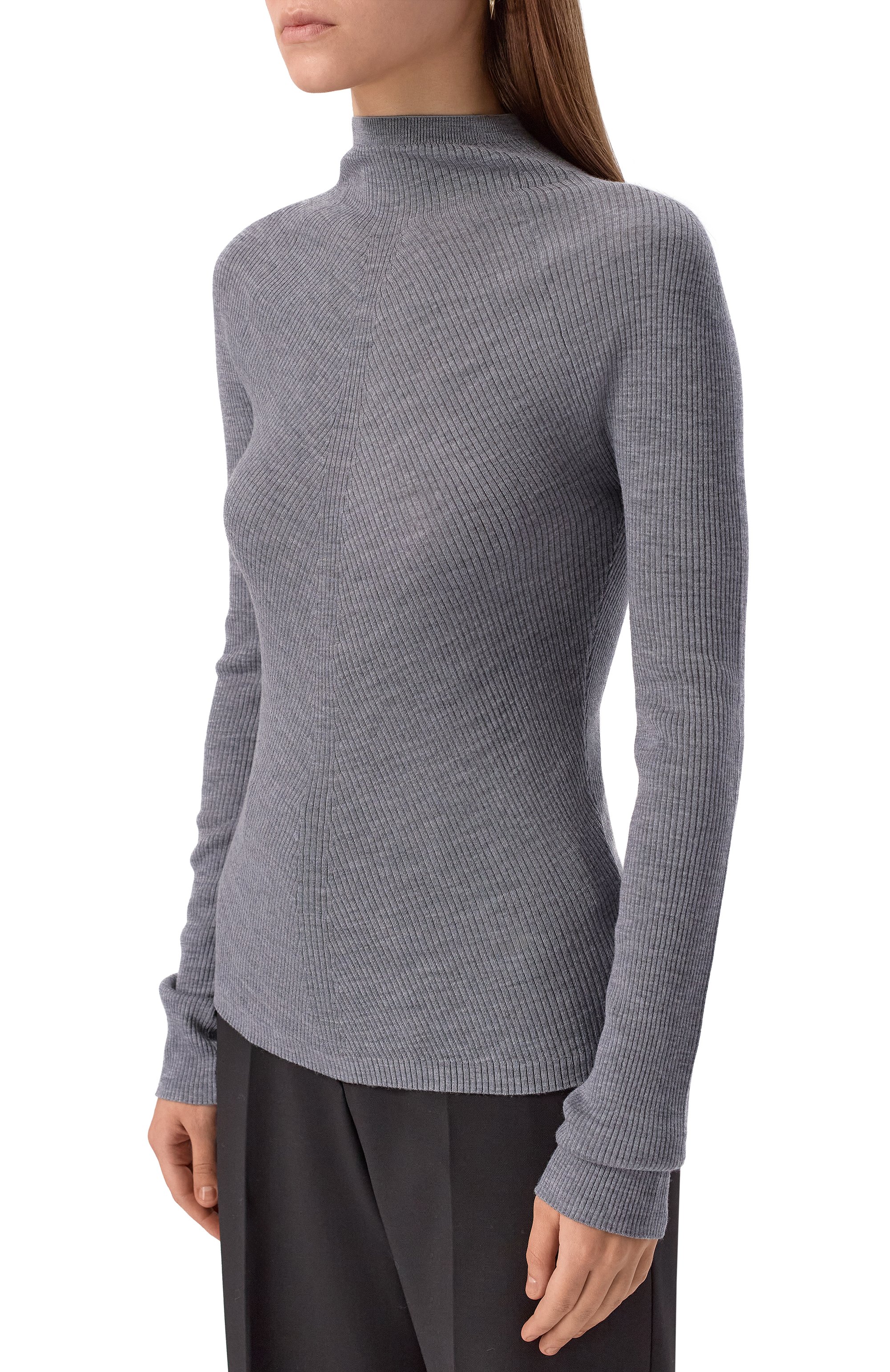 Шерстяная водолазка BOSS, арт. 50549166, фото 3