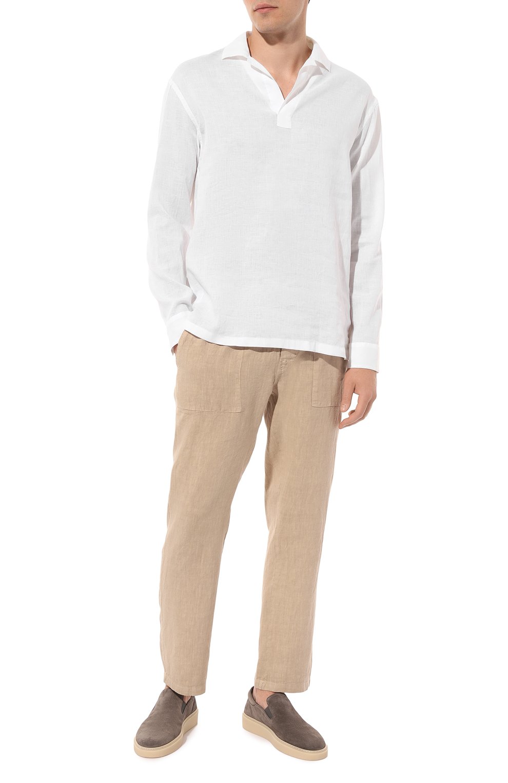 Льняная рубашка GIORGIO ARMANI, арт. 3WGCC07H/T04D3, фото 2