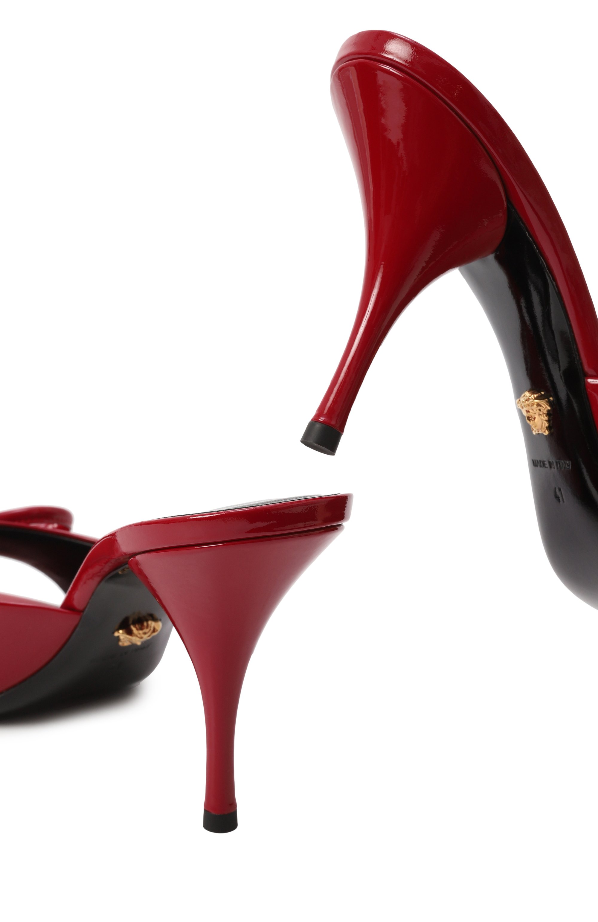 Лакированные мюли opera bow 85 VERSACE, арт. 1018239/D2VE, фото 7