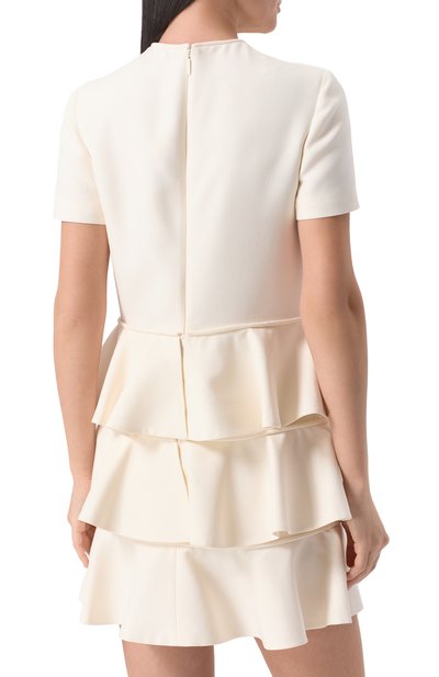 Платье из шерсти и шелка VALENTINO, арт. 5B3VA9J01CF, фото 4