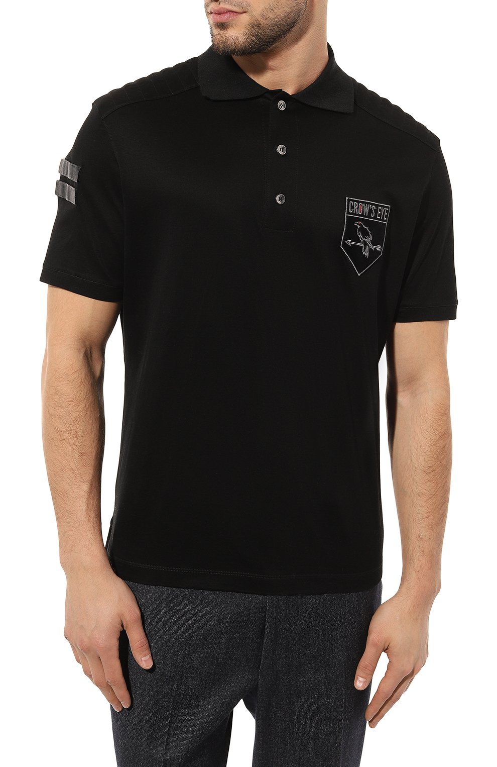 Хлопковое поло CROW’S EYE, арт. L.E. 1, фото 3