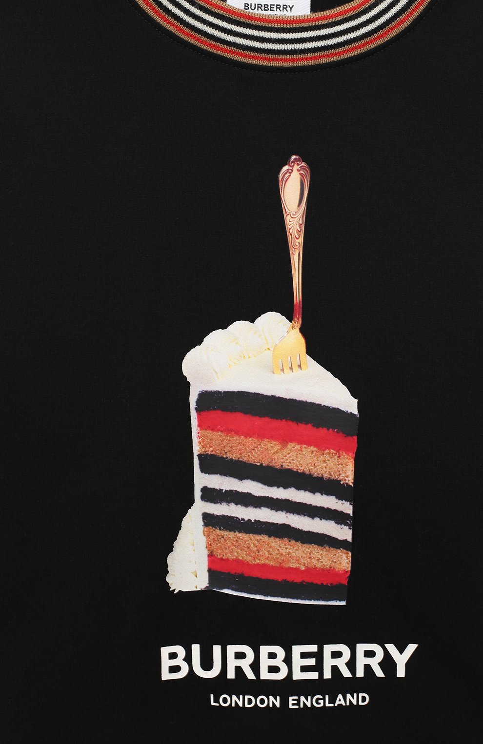 Хлопковая футболка BURBERRY, арт. 8036920, фото 3