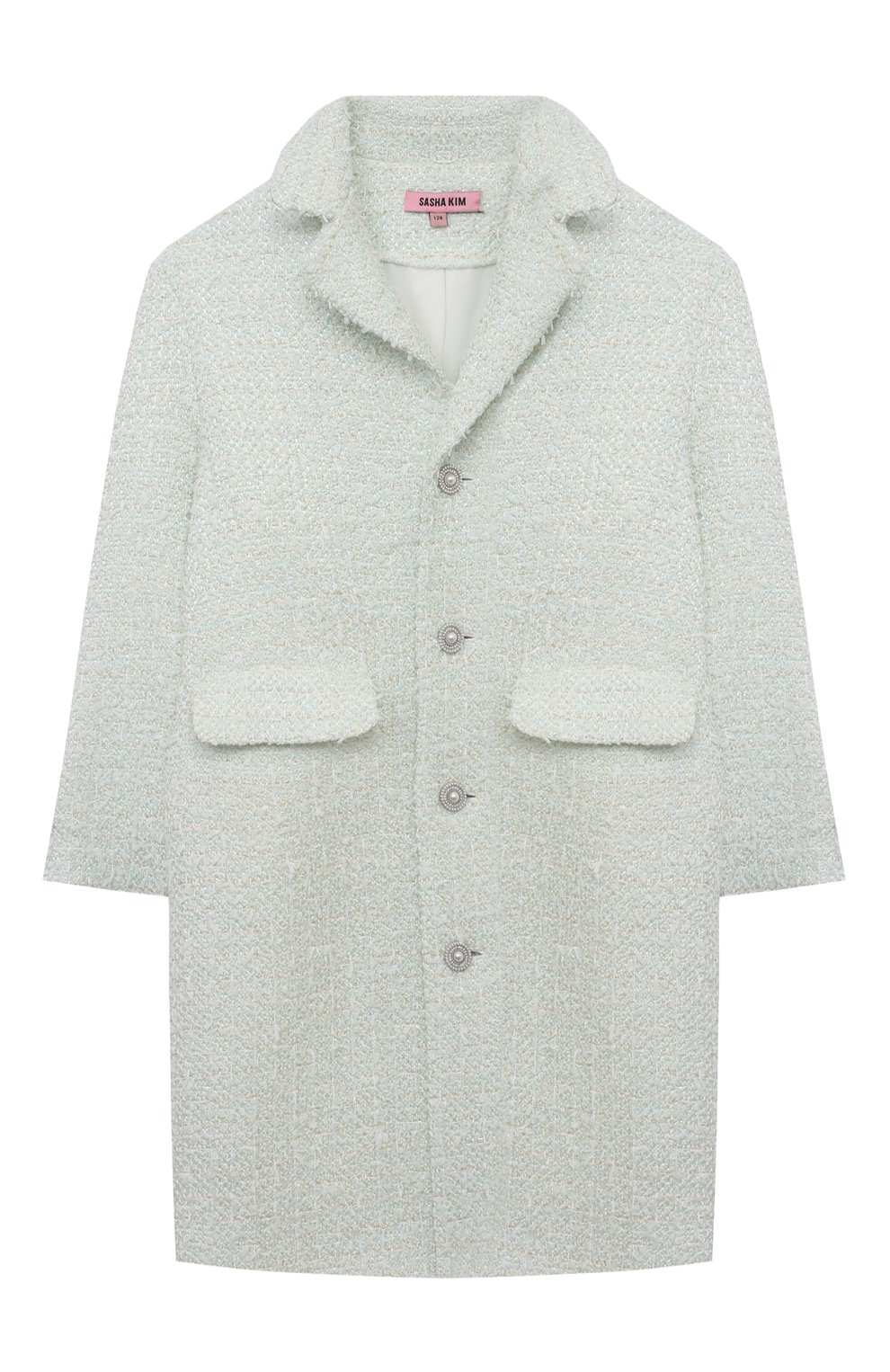 Пальто bridget SASHA KIM голубого цвета по цене 42900 руб., арт. УТ-00001612, фото 1 Пальто bridget SASHA KIM, арт. УТ-00001612, фото 1
