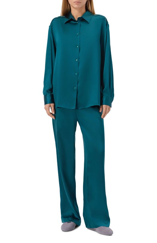 Шелковые брюки SimonePerele 1F8660 Зелёный  1F8660 Фото 2