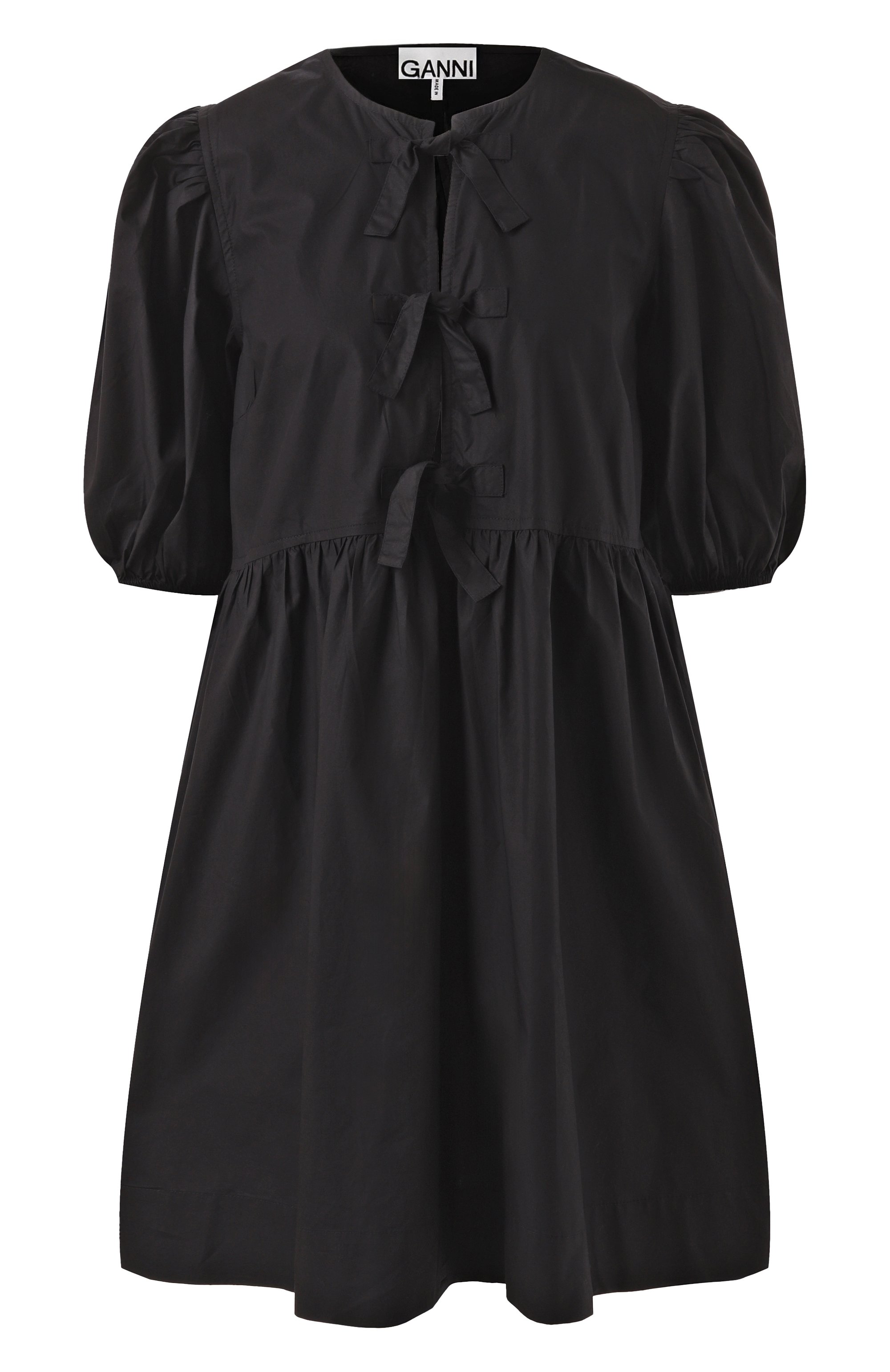Хлопковое платье GANNI, арт. F9005, фото 1