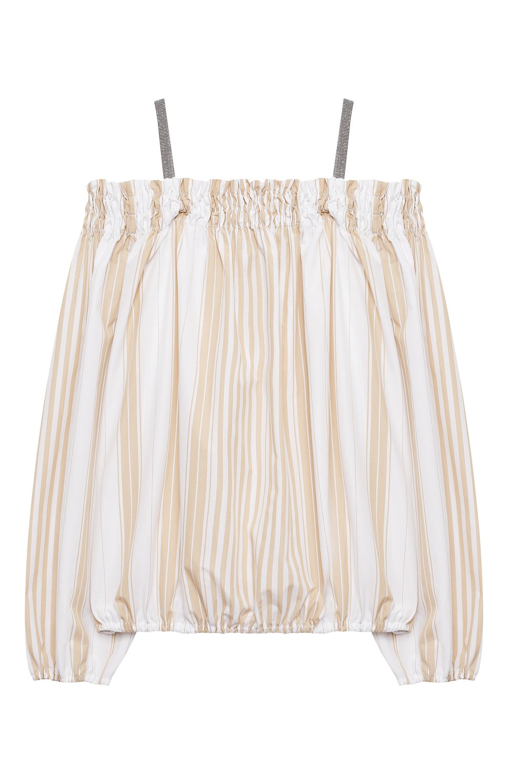 Хлопковый топ BRUNELLO CUCINELLI, арт. BH171T264C, фото 2