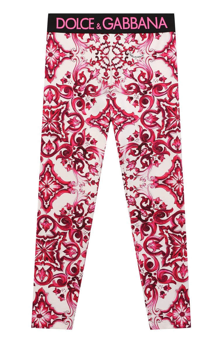 Хлопковые легинсы DOLCE & GABBANA, арт. L5JP5B/G7EX3/8-14, фото 1