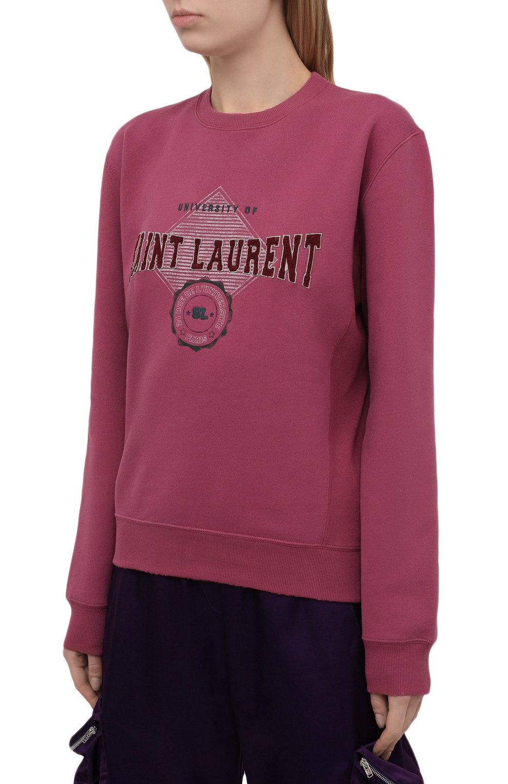 Хлопковый свитшот SAINT LAURENT, арт. 673413/Y36LX, фото 3