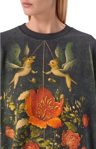 Хлопковое платье R13 разноцветного цвета по цене 83700 руб., арт. R13WK036-001BU, фото 4 Хлопковое платье R13, арт. R13WK036-001BU, фото 4