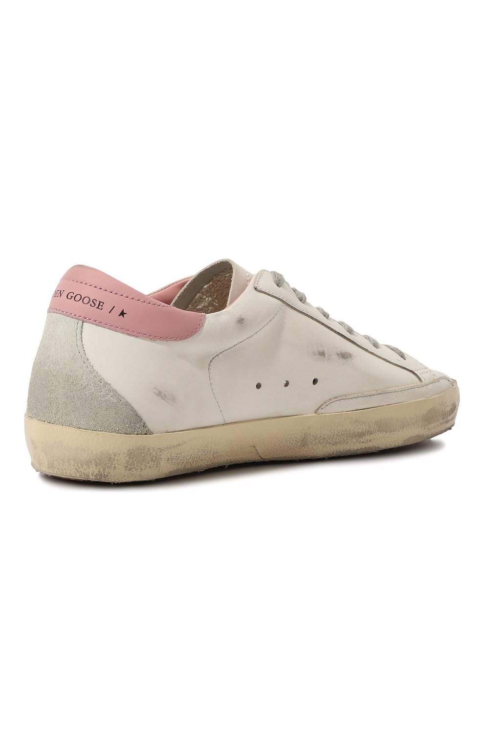 Кожаные кеды superstar GOLDEN GOOSE DELUXE BRAND, арт. GWF00102.F002569, фото 5