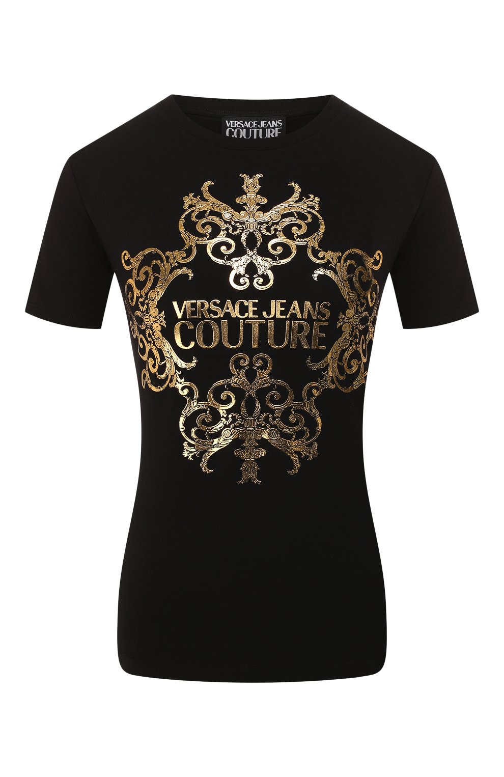 Хлопковая футболка VERSACE JEANS COUTURE, арт. B2HUA7AE-UDP608 BAR0QUE/30215, фото 1