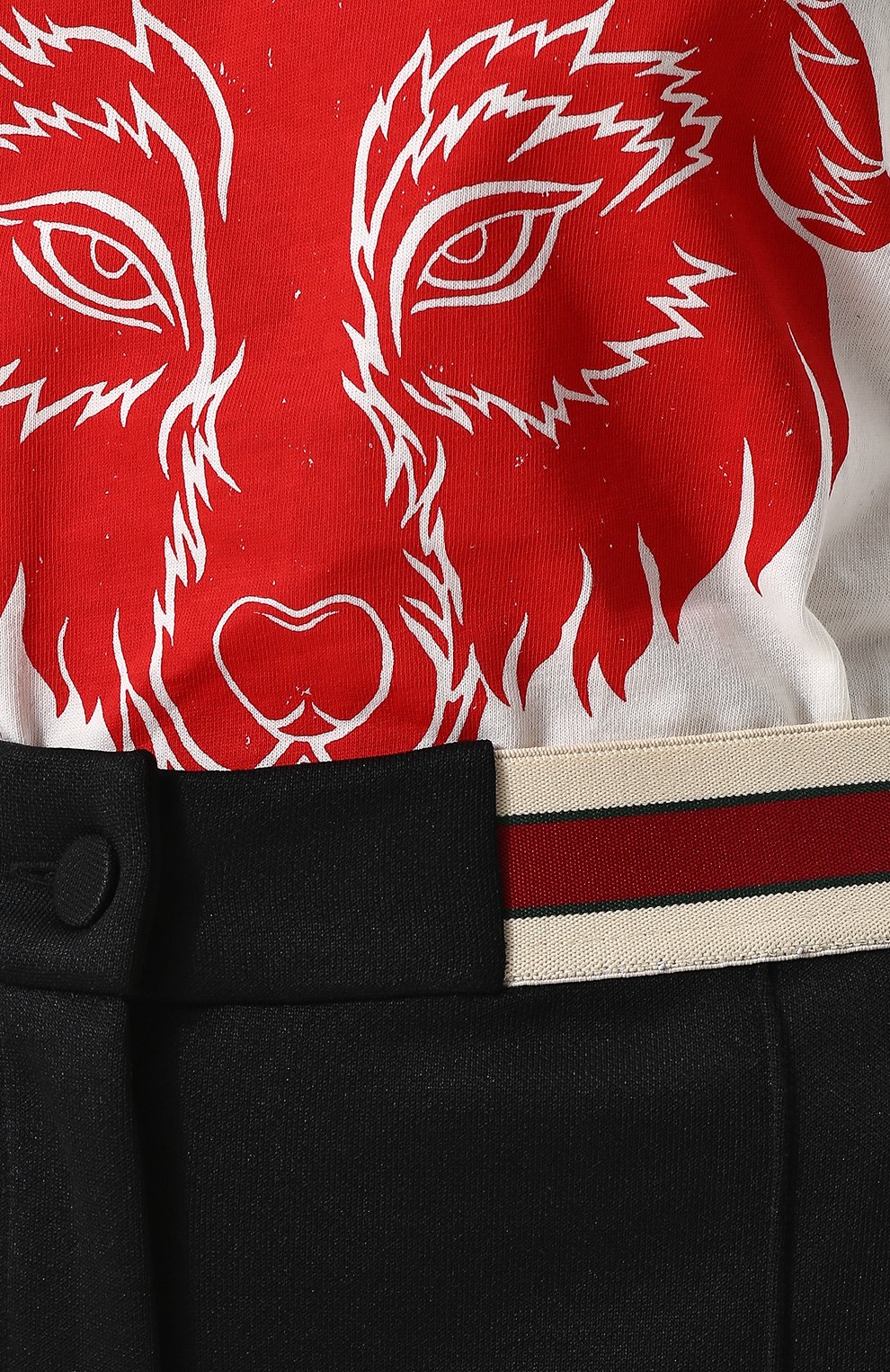 Укороченные брюки с контрастным поясом GUCCI, арт. 502295/X9N69, фото 5