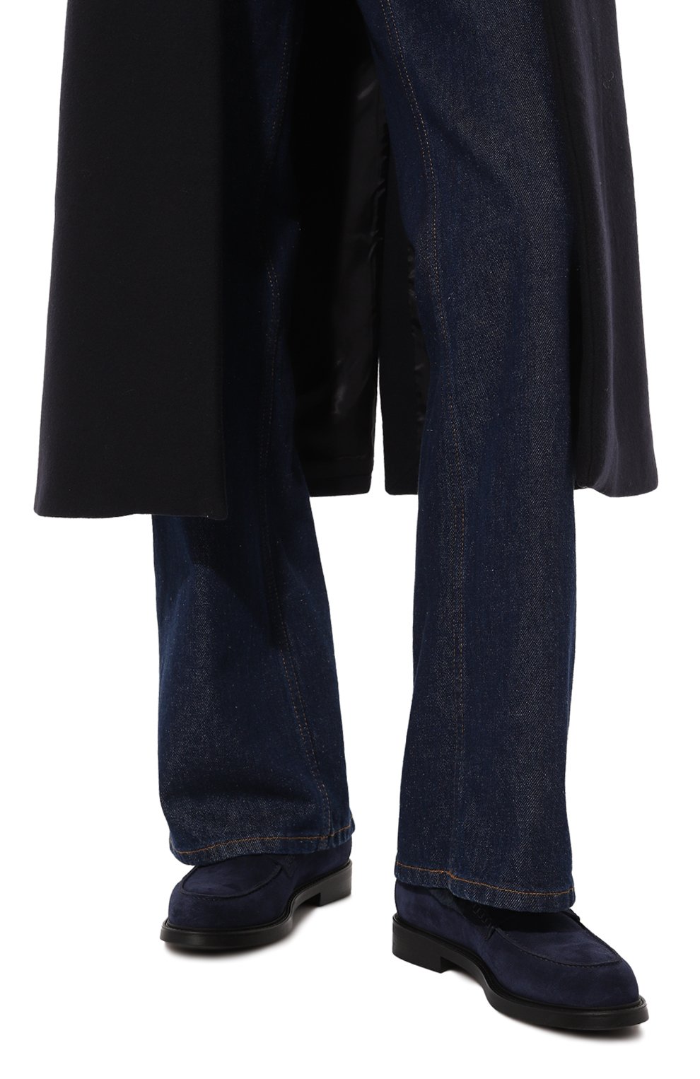 Замшевые пенни-лоферы DOUCAL'S, арт. DD8738BRUGUM252N, фото 3