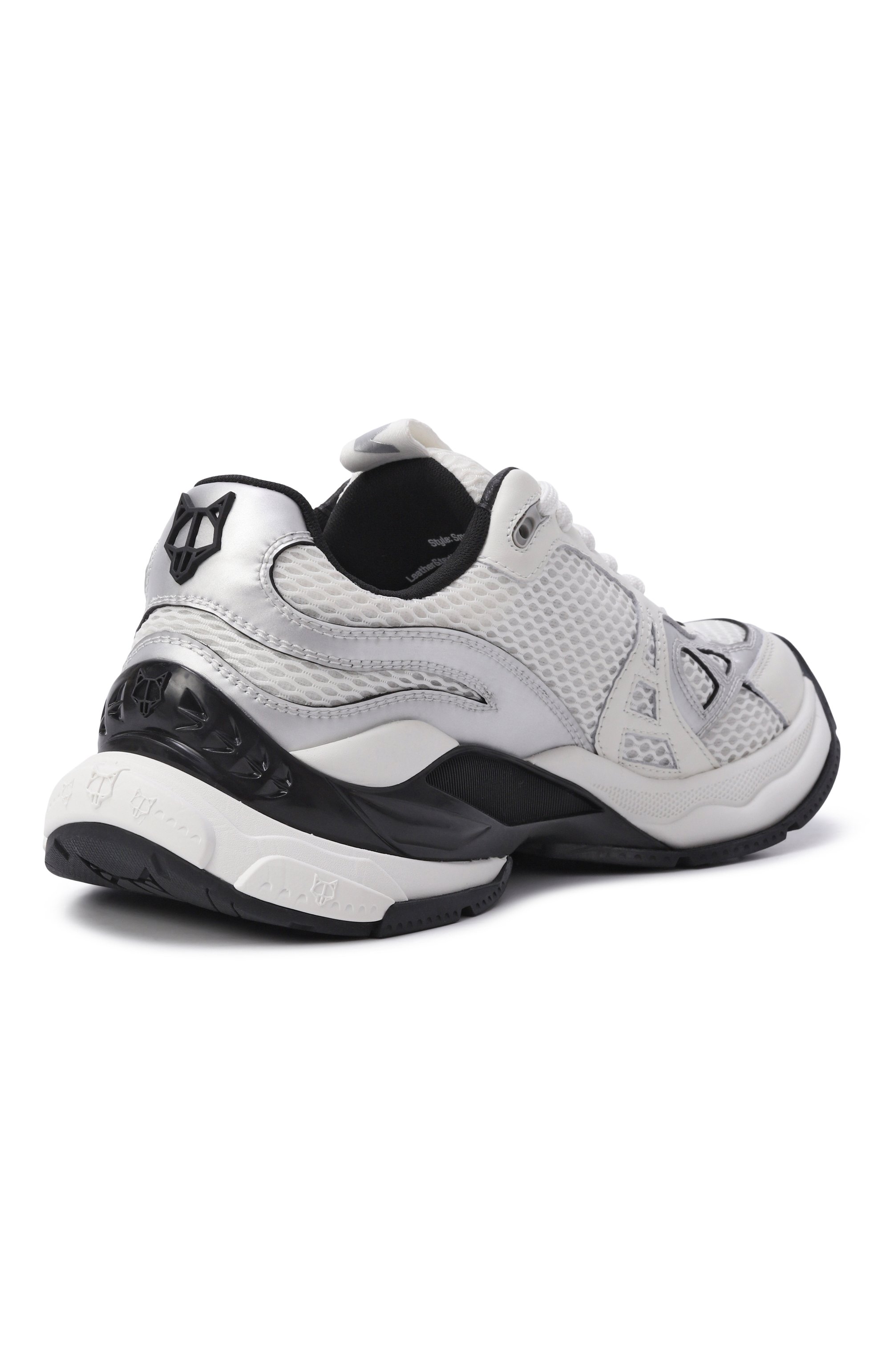 Комбинированные кроссовки smash NAKED WOLFE белого цвета по цене 32900 руб., арт. SMASH/MESH, фото 5 Комбинированные кроссовки smash NAKED WOLFE, арт. SMASH/MESH, фото 5