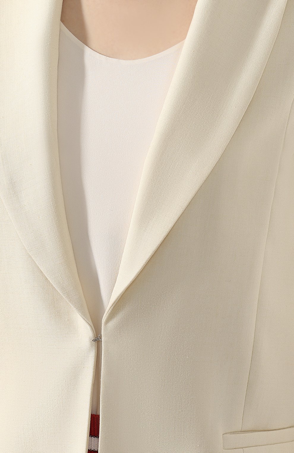 Жакет из смеси вискозы и льна VICTORIA, VICTORIA BECKHAM, арт. JKVV 077 SS19 VISC0SE LINEN BLEND, фото 5