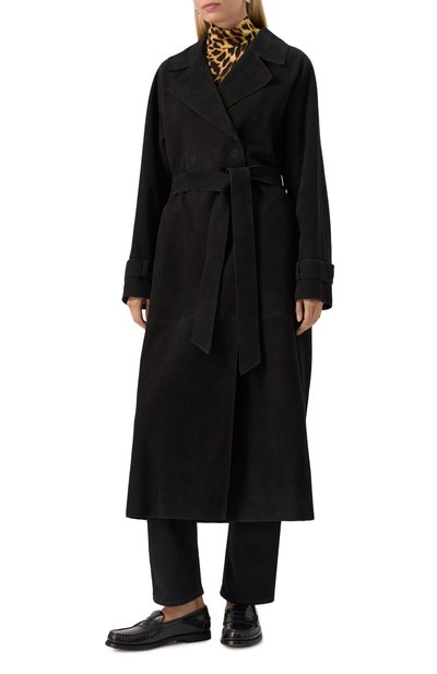 Замшевый тренч 12 STOREEZ, арт. 127356, фото 3