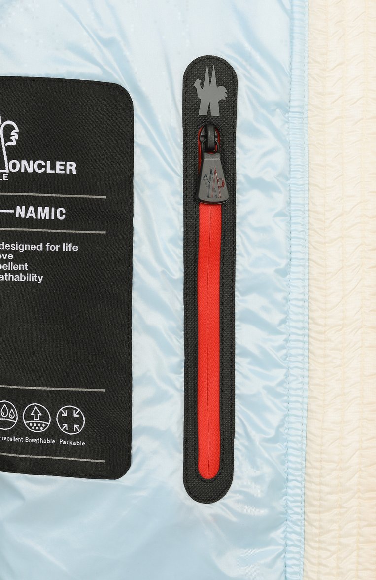 Женская пуховая куртка MONCLER GRENOBLE кремового цвета, арт. 1A000075/7595B | Фото 7 (Материал подклада: Синтетический материал; Материал внешний: Синтетический материал; Длина (верхняя одежда): Короткие; Рукава: Длинные; Стили: Спорт-шик; Кросс-КТ: Куртка, Утепленные; Автоматизация ТО: Проставлено; Автоматизация состава: Проставлено)