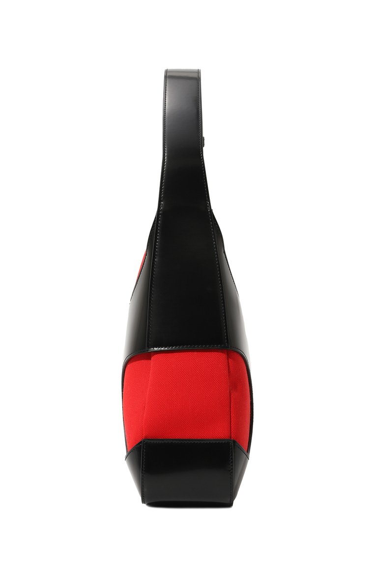 Женская сумка cut out FERRAGAMO красного цвета, арт. 213942/762299 | Фото 4 (Драгоценные камни: Проставлено; Материал сплава: Проставлено; Размер: medium; Материал: Натуральная кожа; Сумки-технические: Сумки top-handle)