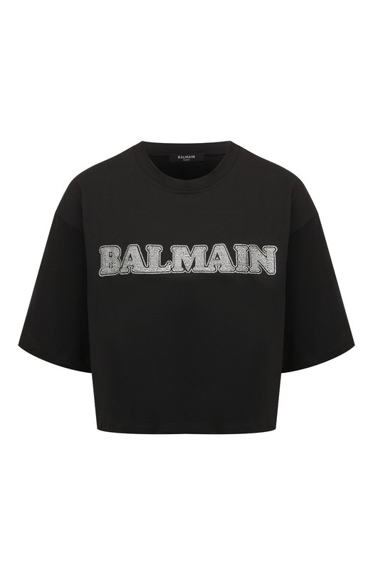 фото Хлопковая футболка balmain