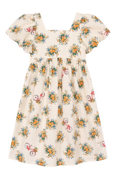 Хлопковое платье MOSCHINO, арт. HDV0G0/LLB56/10-14