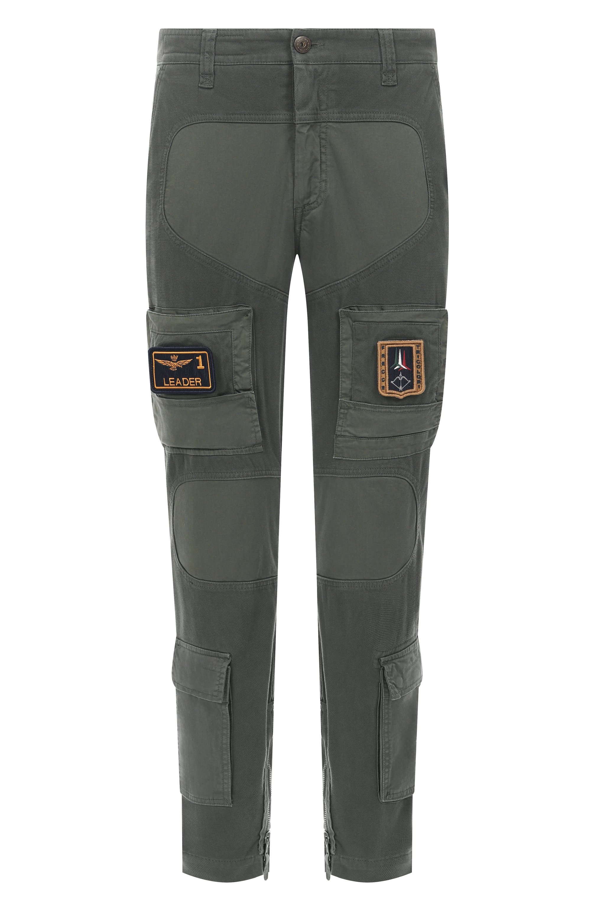 Хлопковые брюки-карго AERONAUTICA MILITARE, арт. PA1664UCT04241, фото 1