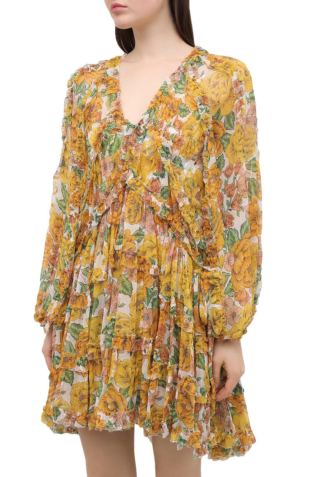 Шелковое платье ZIMMERMANN, арт. 9977DP0P, фото 3