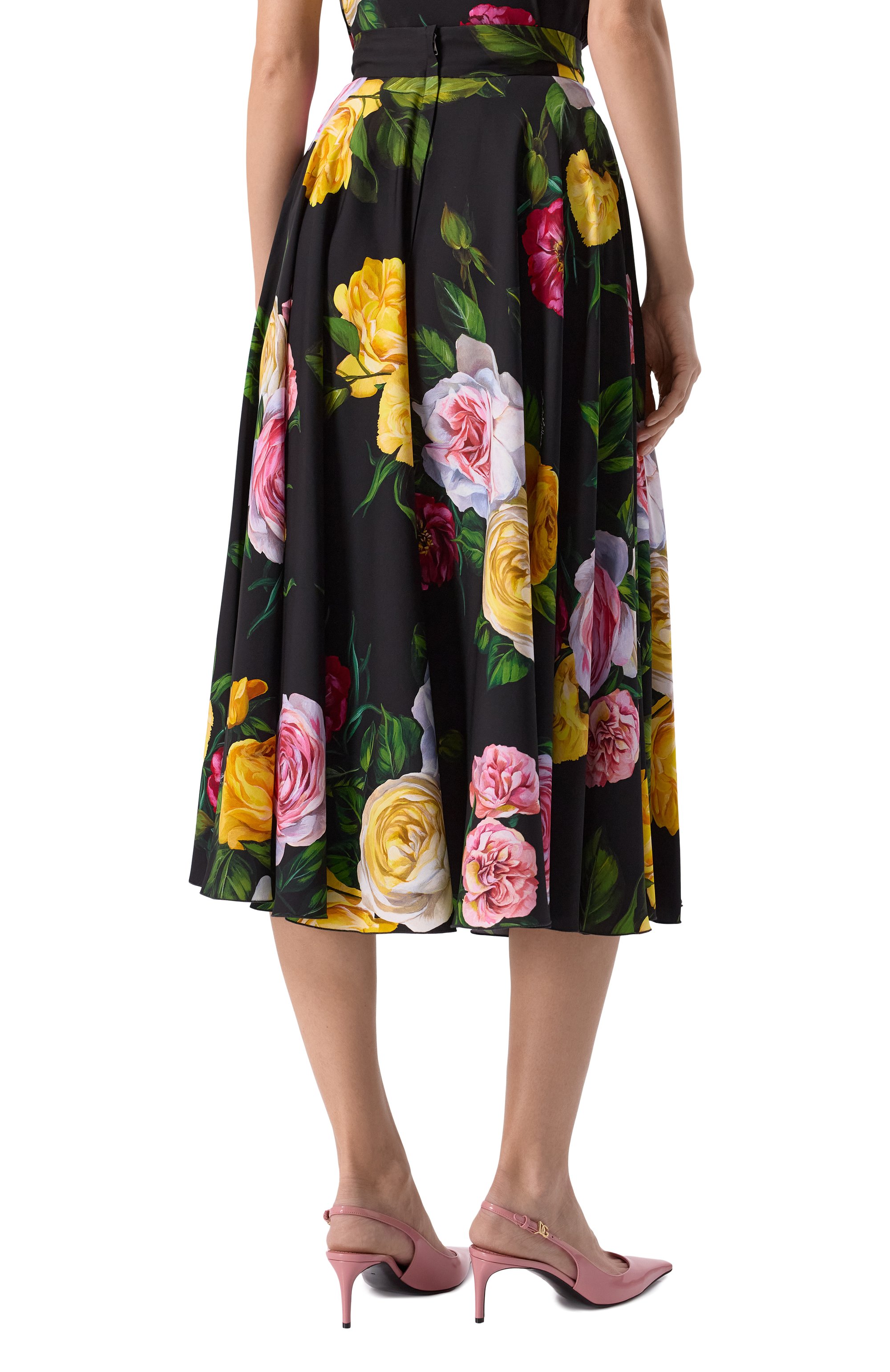 Шелковая юбка DOLCE & GABBANA, арт. F4C2RT/FSA7B, фото 4