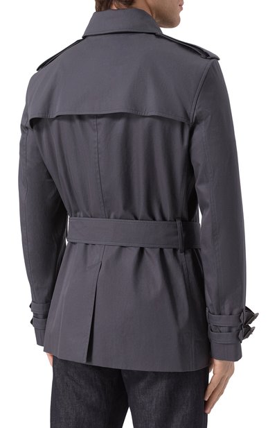 Хлопковый тренч BURBERRY, арт. 8106361, фото 4