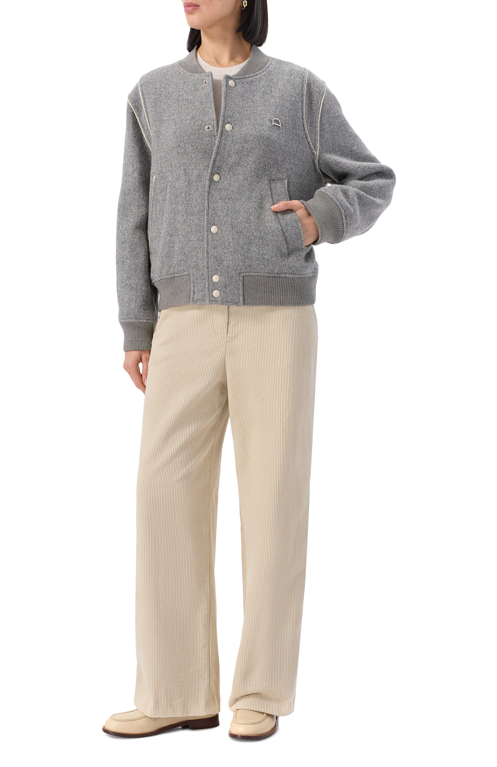 Шерстяной бомбер DUNST, арт. UDJU5D124G2, фото 2