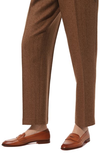 Кожаные пенни-лоферы SANTONI, арт. WUSF59962HAFSSW6, фото 3