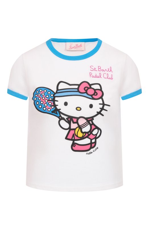 Хлопковая футболка MC2 Saint Barth STBW EMILIE STRING/06679H Белый STBW EMILIE STRING/06679H
