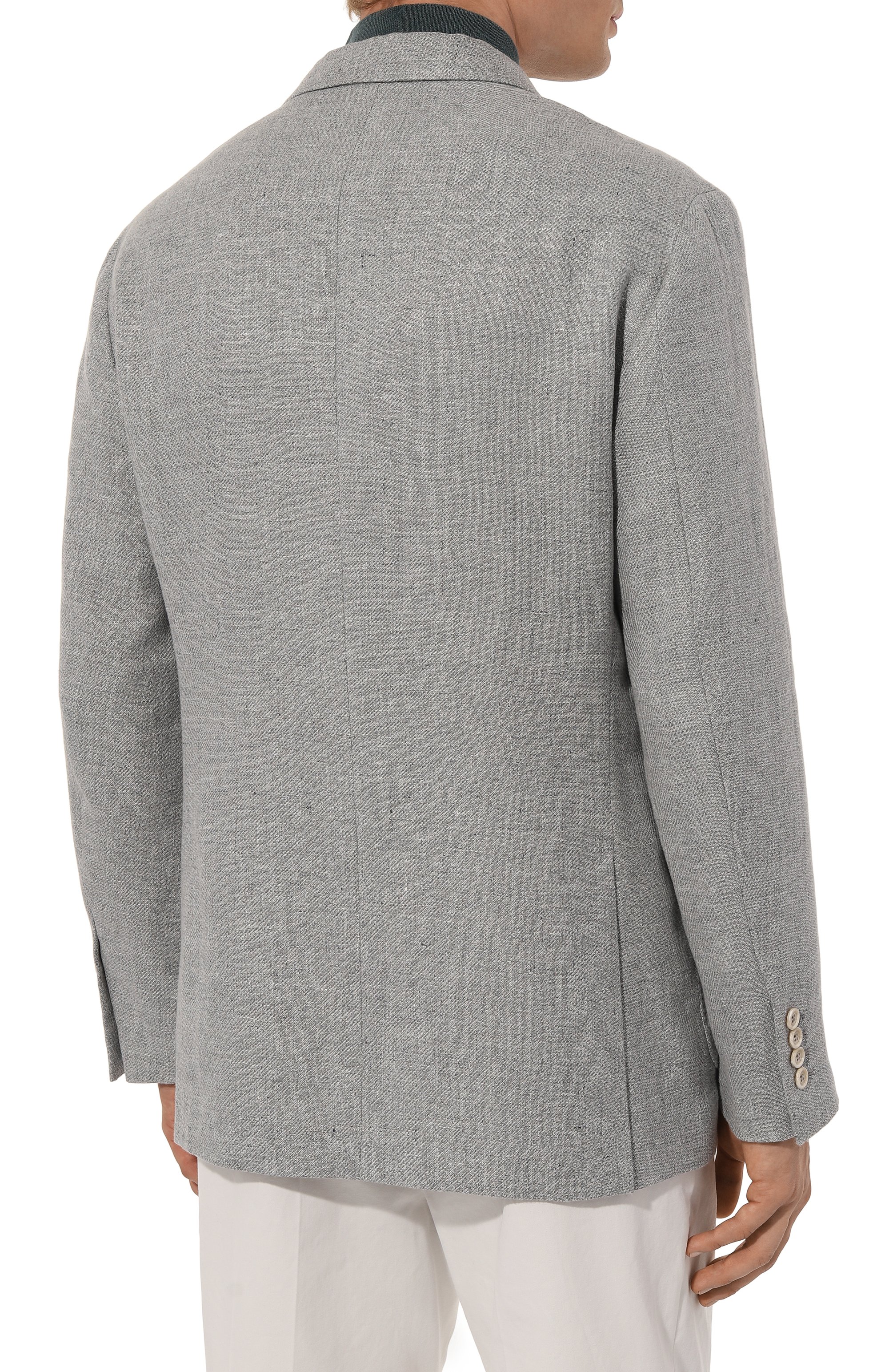 Пиджак изо льна и шерсти BRUNELLO CUCINELLI, арт. MW4827BND, фото 6