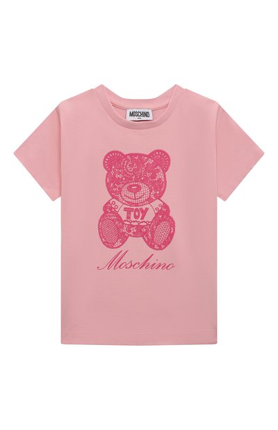 Хлопковая футболка MOSCHINO, арт. H0M02T/LBA00/4-8, фото 1