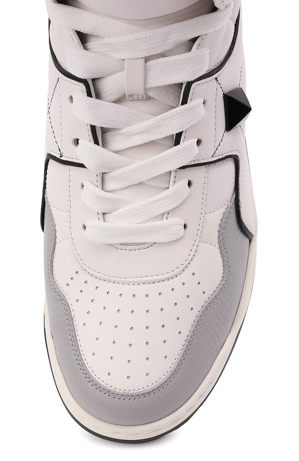 Кожаные кеды one stud VALENTINO, арт. WY2S0E63/NWN, фото 5