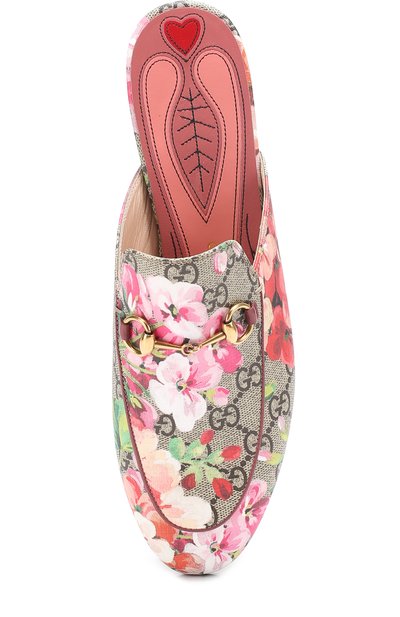 Сабо princetown из текстиля с принтом GUCCI, арт. 432772/KU2P0, фото 5