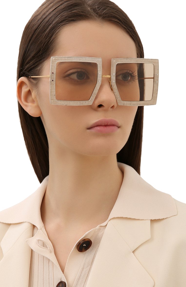 Солнцезащитные очки JACQUEMUS, арт. LES LUNETTES CARREES LINEN, фото 1