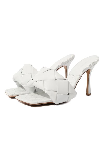 Кожаные мюли lido BOTTEGA VENETA белого цвета по цене 145000 руб., арт. 608854/VBSS0, фото 1 Кожаные мюли lido BOTTEGA VENETA, арт. 608854/VBSS0, фото 1