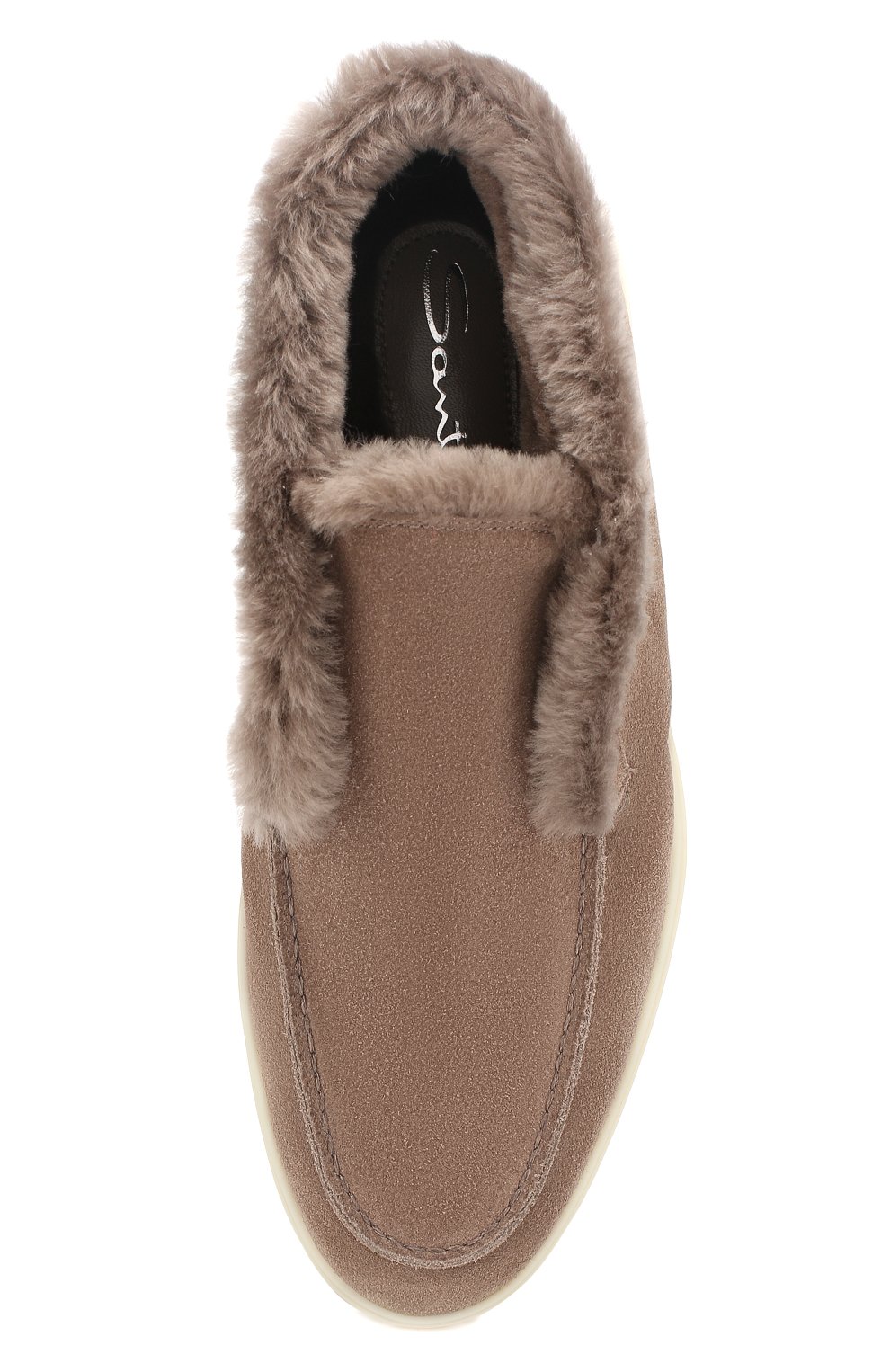 Замшевые ботинки SANTONI, арт. WUYA58457TISAPYLM40, фото 5