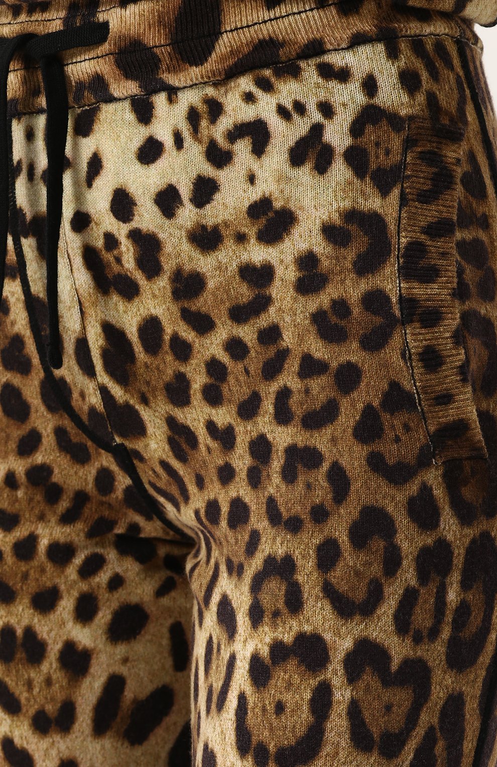 Кашемировые джоггеры с леопардовым принтом DOLCE & GABBANA, арт. 0102/FRP04K/F86B5, фото 5